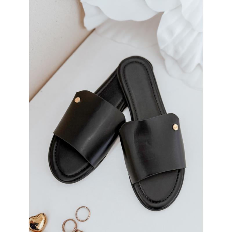 Dámske šľapky CHICBASE čierne