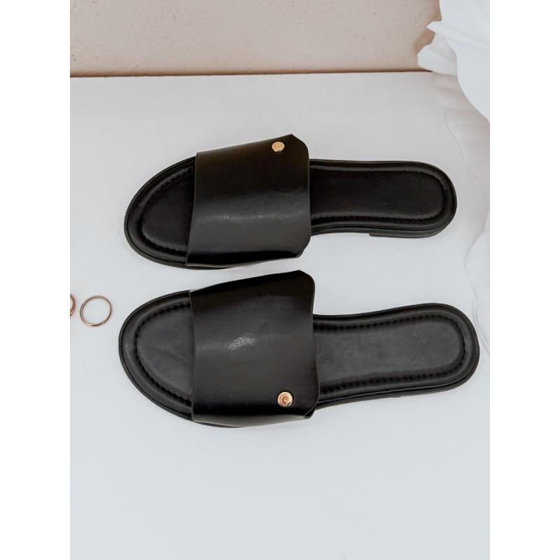 Dámske šľapky CHICBASE čierne