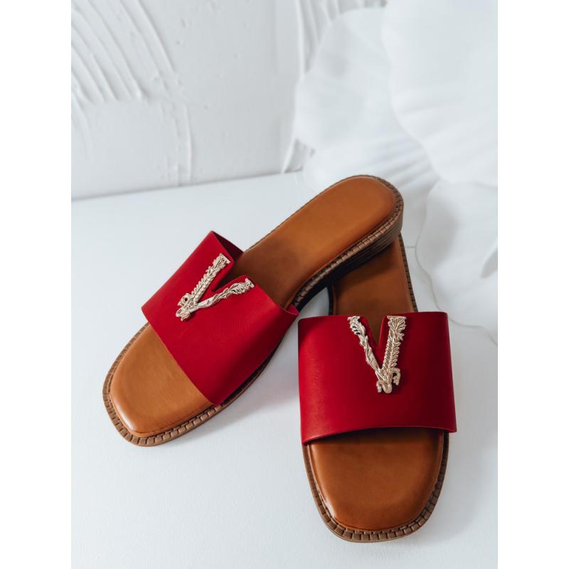 Dámske šľapky SOLVINA červené