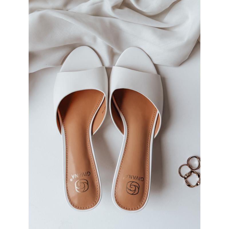 Dámske šľapky DORIMI biele