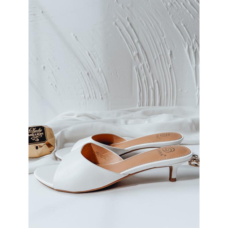 Dámske šľapky DORIMI biele