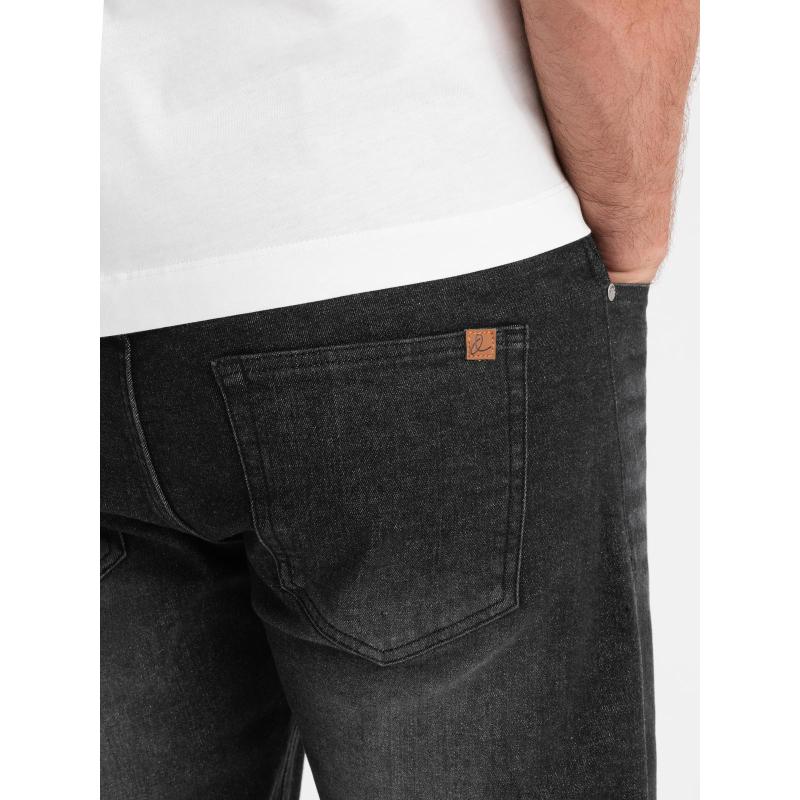 Férfi rövid farmer rövidnadrág - fekete V3 OM-SRDS-0164 OM-SRDS-0164