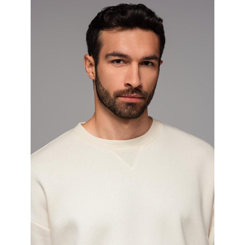 UNISEX mikina + šortky – krémová V2 Z108