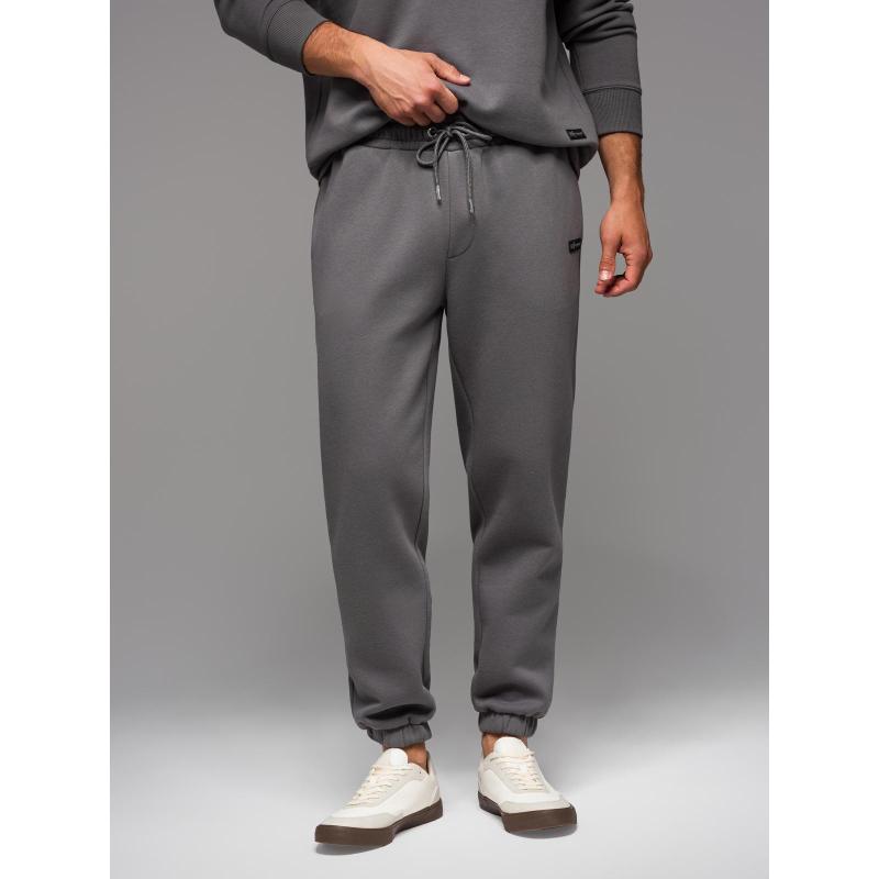 UNISEX souprava tepláková souprava ve stylu athleisure s kalhotami a mikinou - šedá V18 Z109