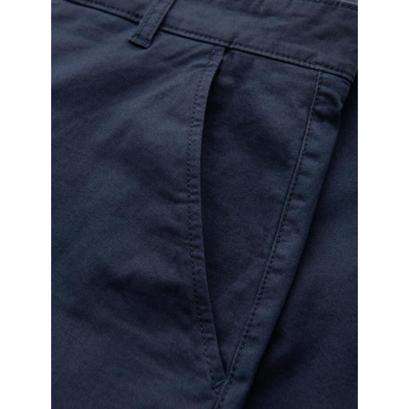 Klasické pánské chino kraťasy s ohrnutou nohavicí - tmavě modré V10 OM-SRCS-0197