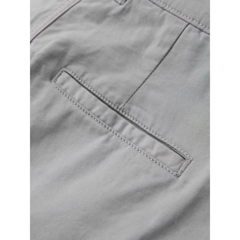 Klasické pánské chino kraťasy s ohrnutou nohavicí - šedé V12 OM-SRCS-0197