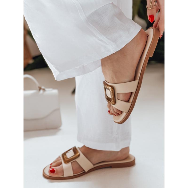 Dámské žabky GLAMSTEP  béžové