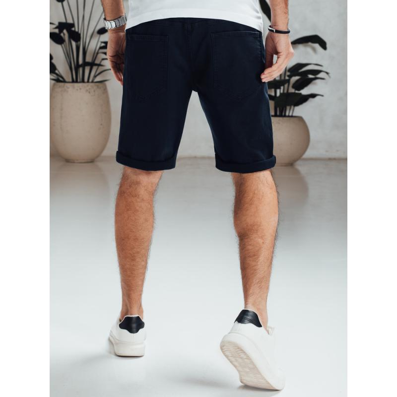 Pánské tmavě modré džínové šortky