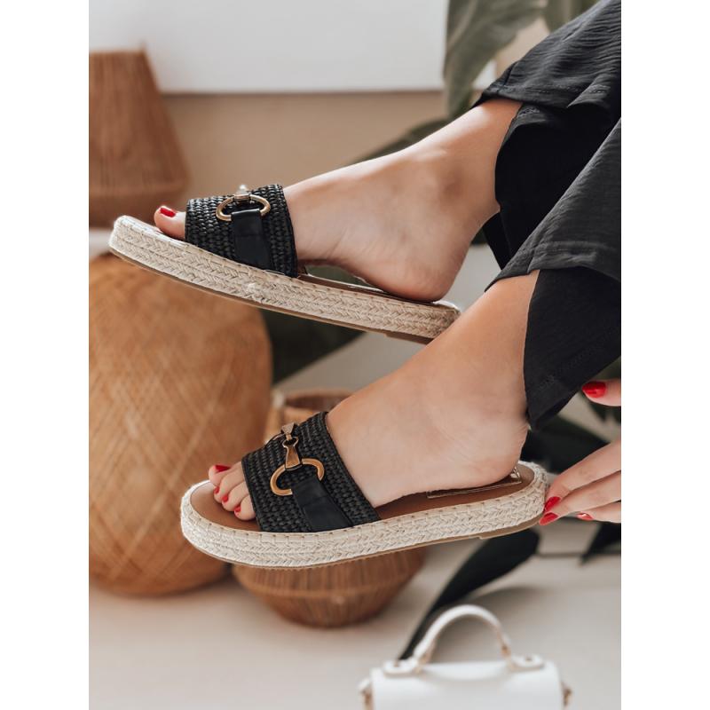 MISSWAVE női papucs, fekete