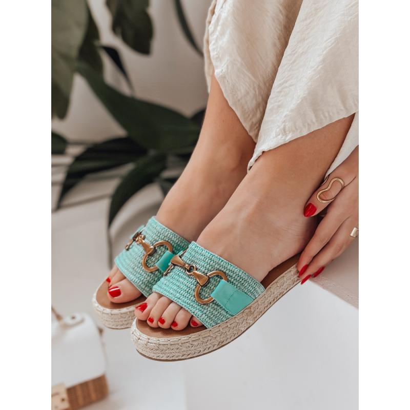 Dámské žabky MISSWAVE  zelené