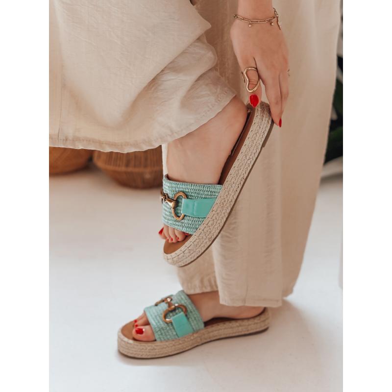 Dámské žabky MISSWAVE  zelené