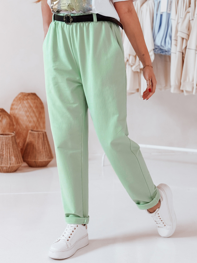 Női chino nadrág övvel TAILANDI menta