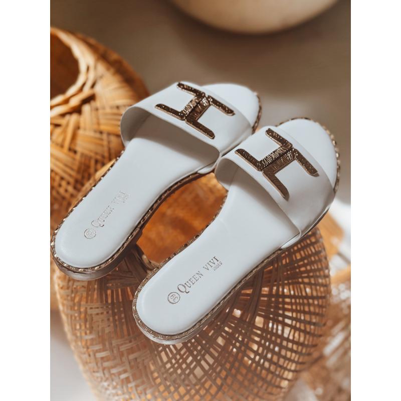 Dámské žabky GOLDISH bílé