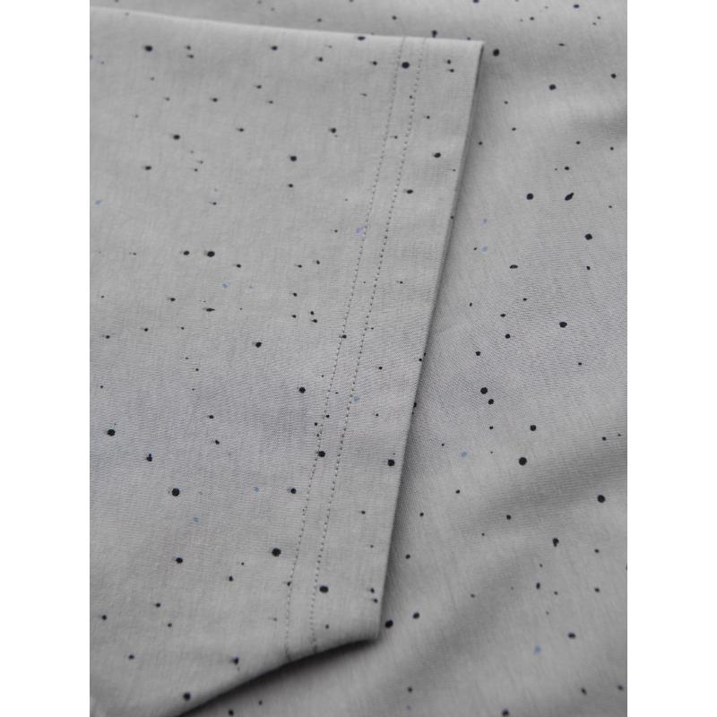 Férfi pamut póló kerek nyakkivágással - világosszürke V8 OM-TSFP-0186