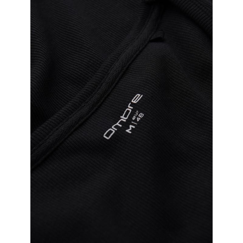 Pánske bavlnené základné tričko s ramienkami - čierne V3 OM-TSBT-0239