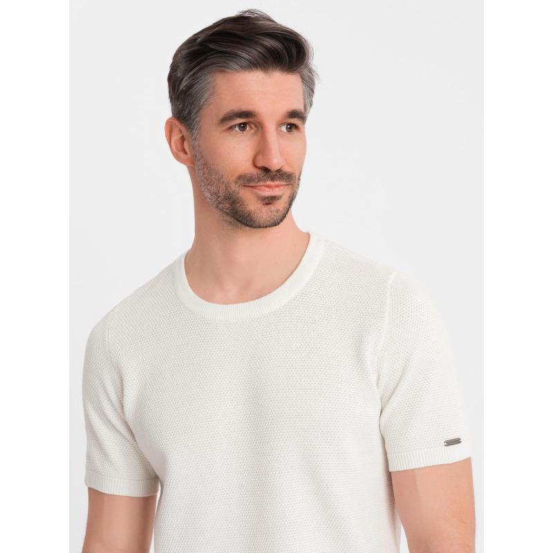 Pánská prošívaná bunda s leskem a stojáčkem – černá V1 OM-JALP-0218