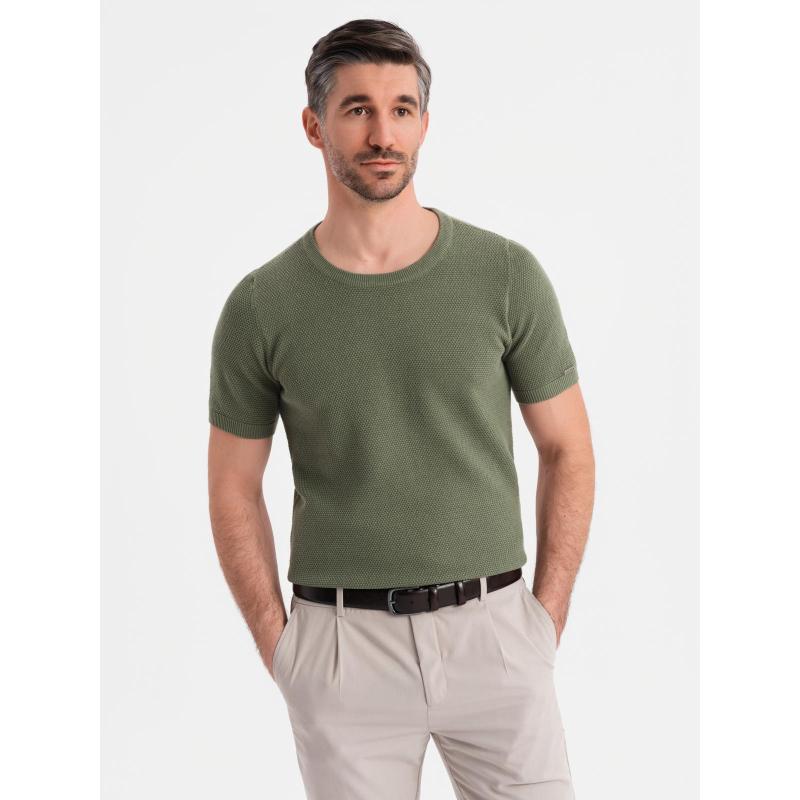 Pánská prošívaná bunda s leskem a stojáčkem – světle šedá V5 OM-JALP-0218