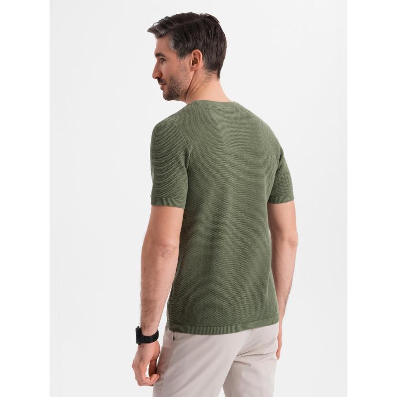 Pánská prošívaná bunda s leskem a stojáčkem – světle šedá V5 OM-JALP-0218