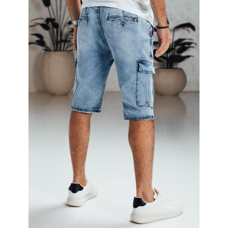 Pánské modré džínové šortky