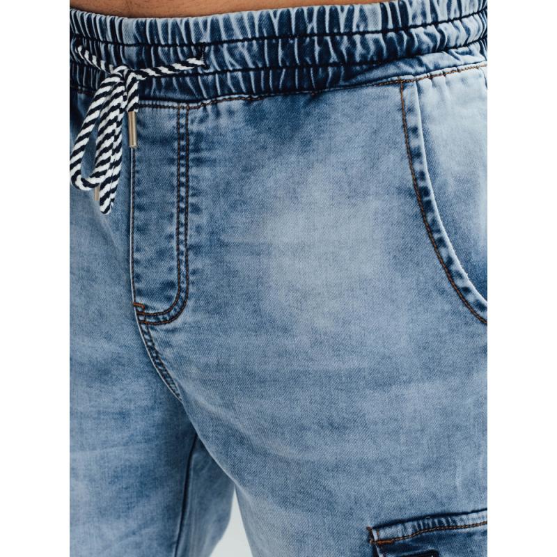 Pánské modré džínové šortky