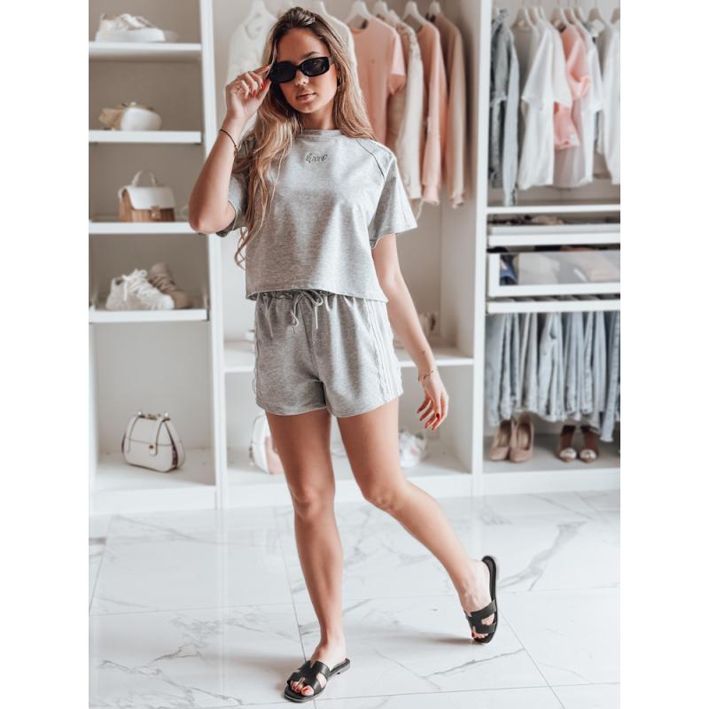 Dámska tepláková súprava LOVE SPORT sivá