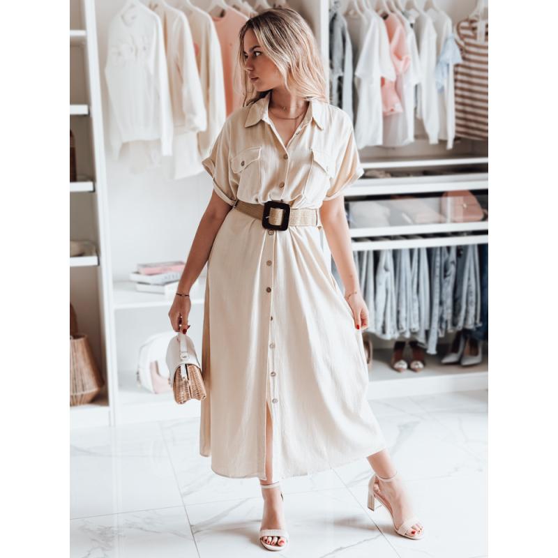 Pólóruha maxi övvel ARMINA bézs