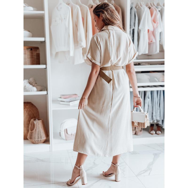 Pólóruha maxi övvel ARMINA bézs