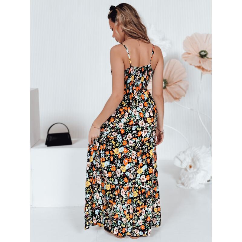 Maxiruha FLOWMISS fekete virágos