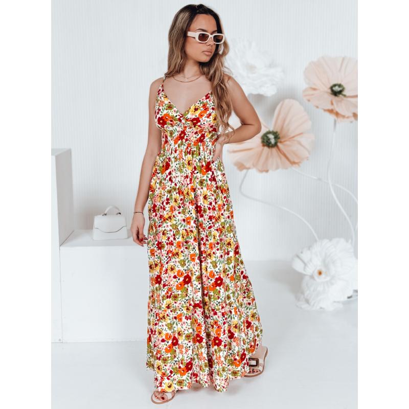 Maxiruha FLOWMISS fehér virágos