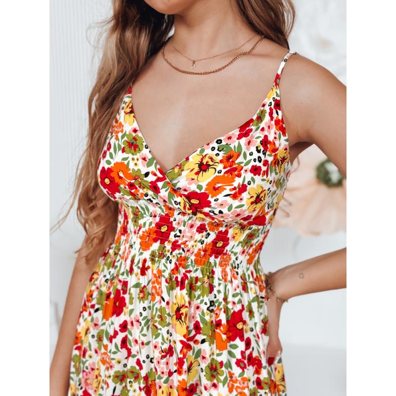 Maxiruha FLOWMISS fehér virágos