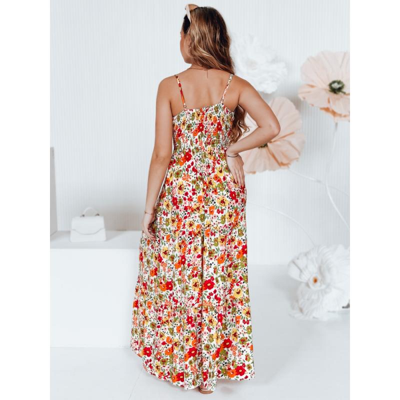 Maxiruha FLOWMISS fehér virágos