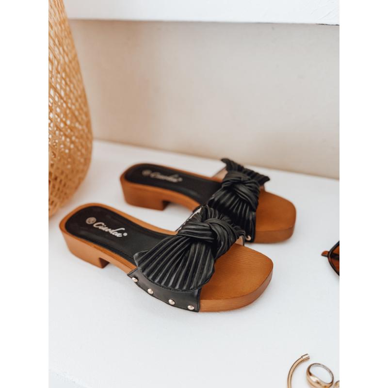 Női papucs CHICWOOD fekete