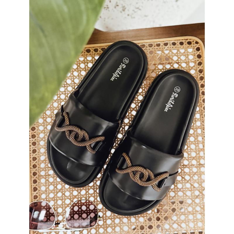 Női papucs BLACKKISS fekete