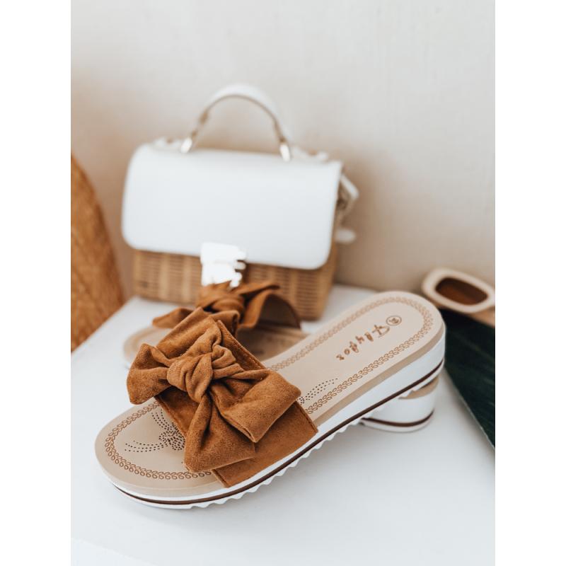 Női papucs LOVESLIDE kamel