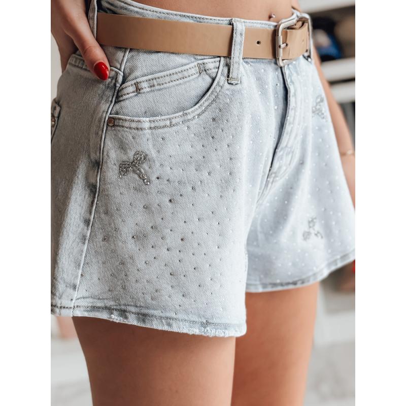 Dámské džínové šortky SPARKLOVE modré