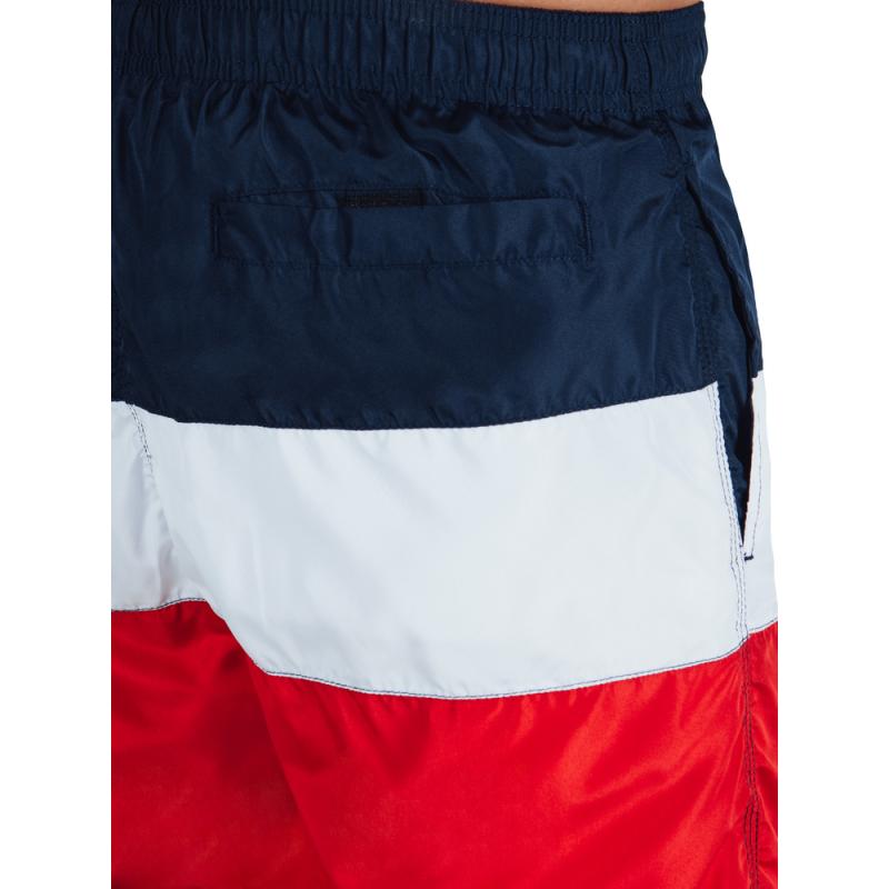 Pánské plavecké šortky tmavě modré a šedé