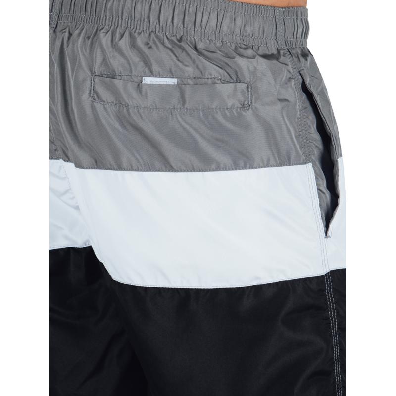 Pánské plavecké šortky šedobílé