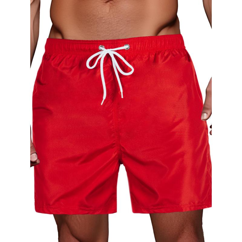 Pánské plavecké šortky červené