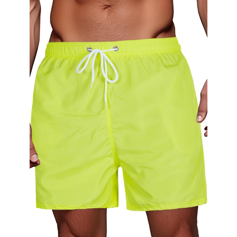 Pánské plavecké šortky žluté
