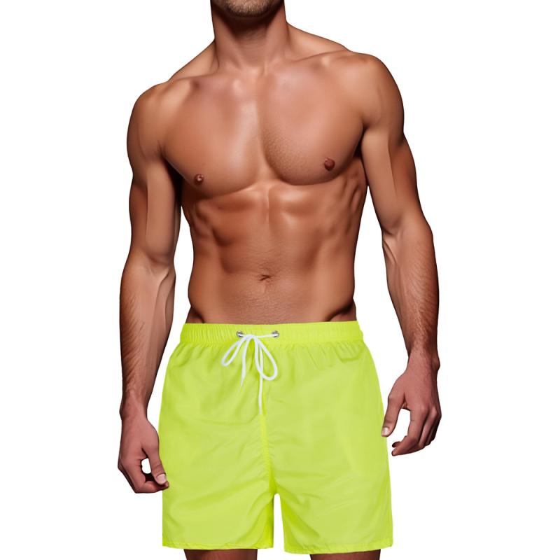 Pánské plavecké šortky žluté
