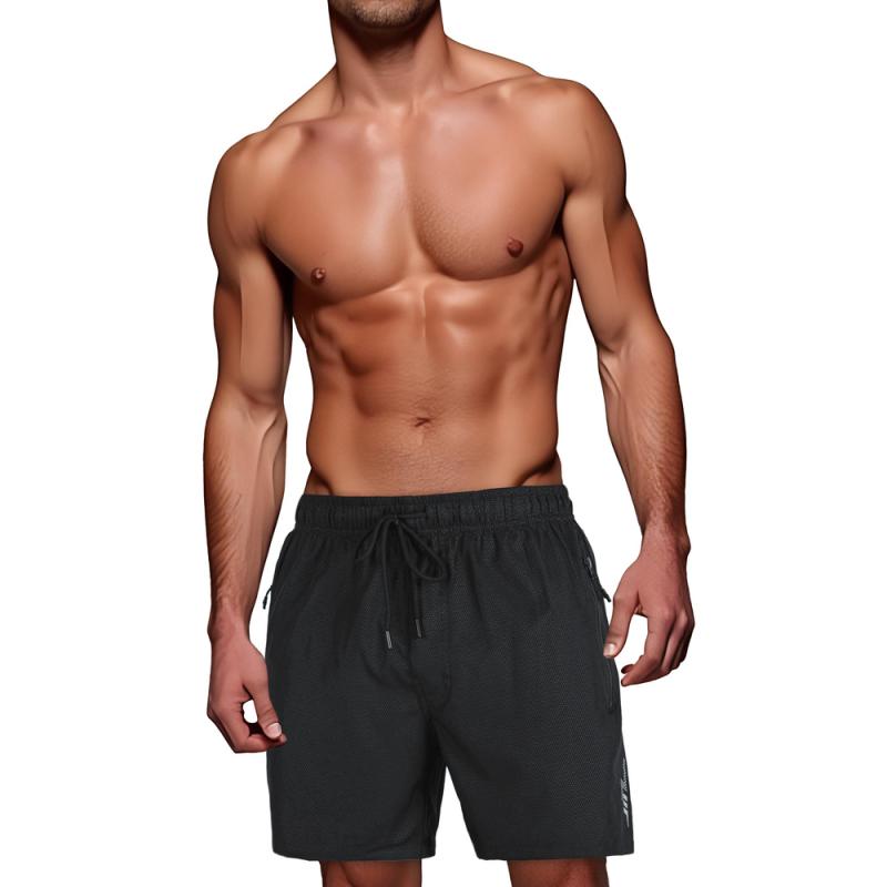 Pánské plavecké šortky tmavě šedé