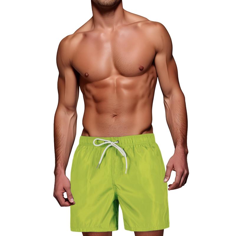 Pánské šortky světle zelené