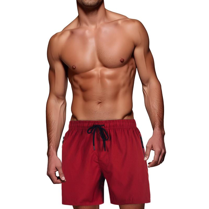 Pánské šortky bordó