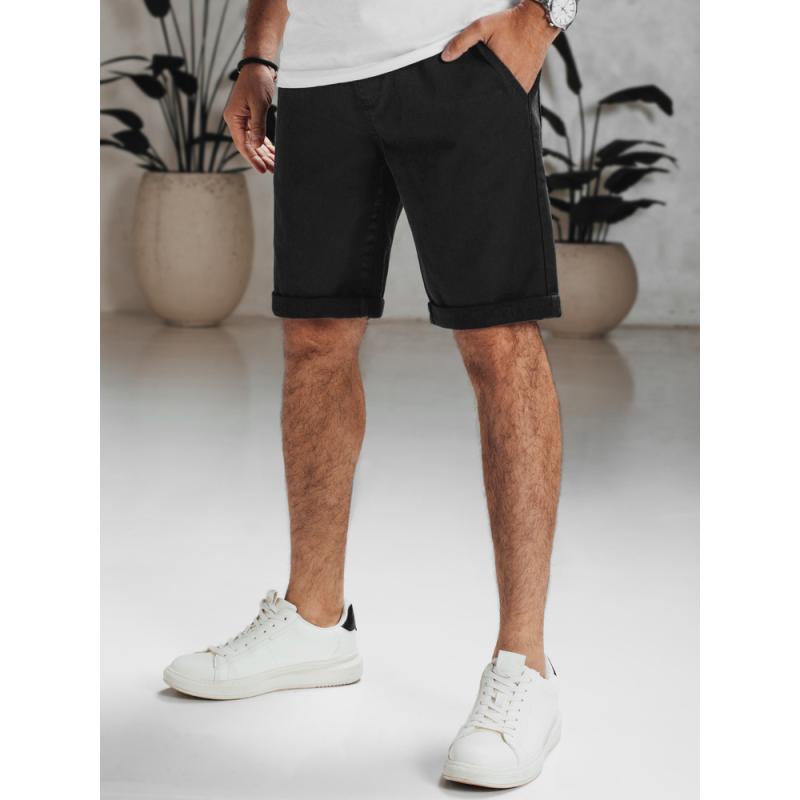Pánské džínové šortky černé