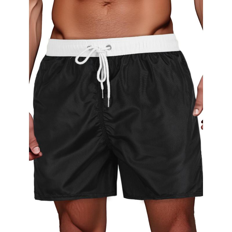 Pánske šortky bielo-čierne