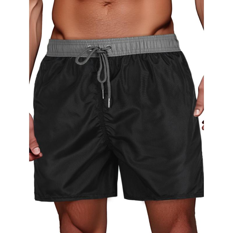 Pánske šortky čierno-šedé