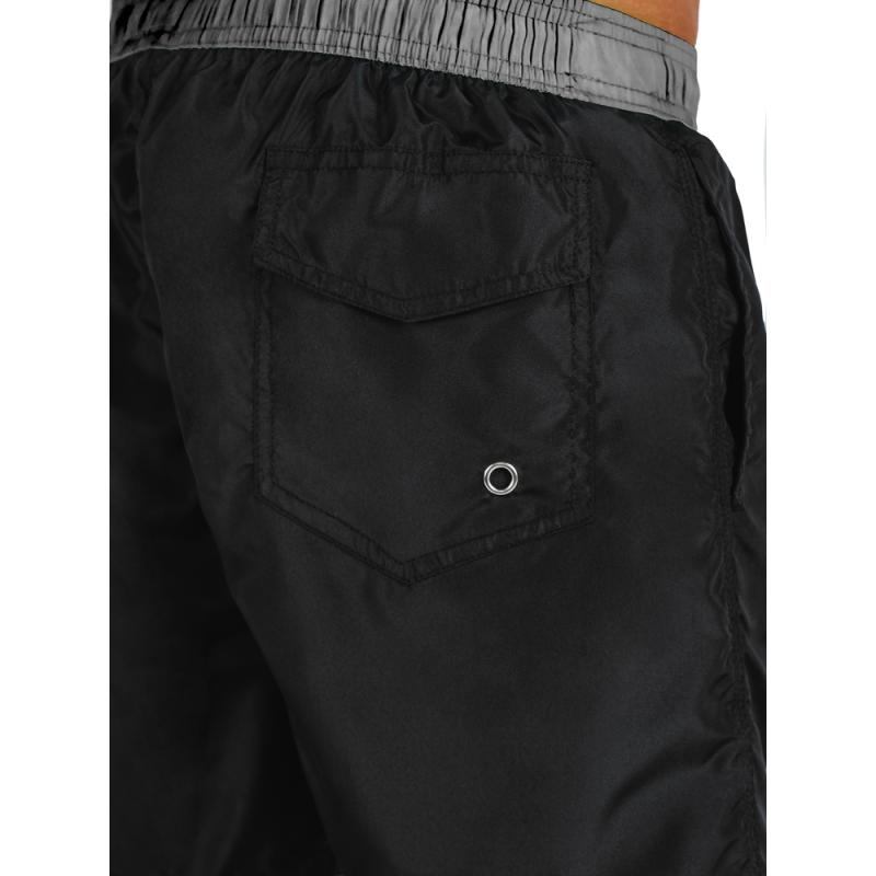 Pánske šortky čierno-šedé