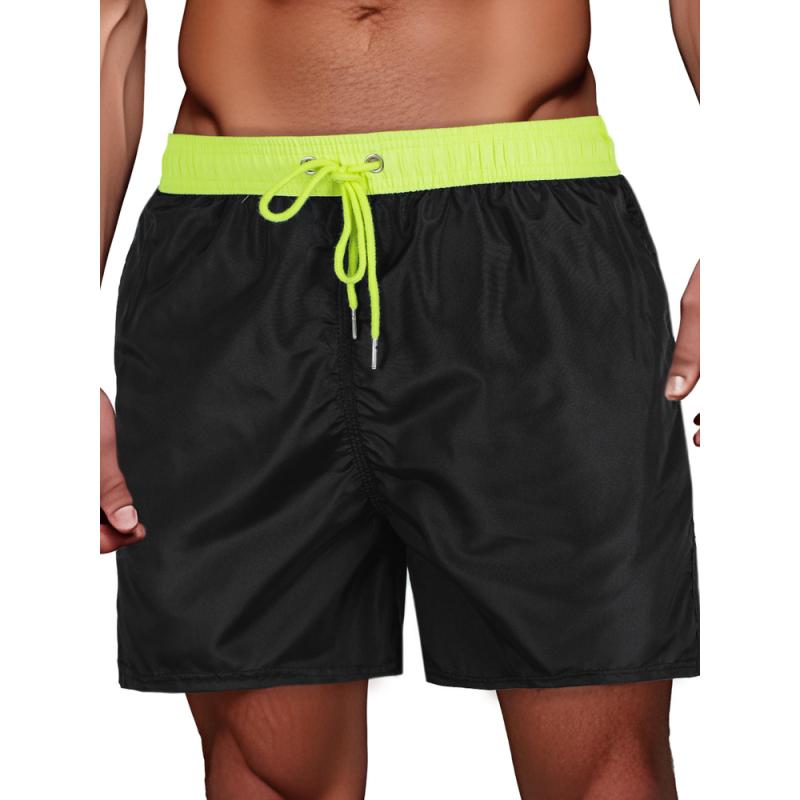 Pánske šortky čierno-zelené