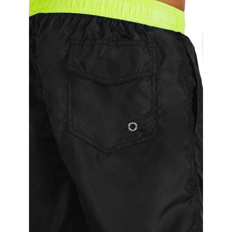 Pánske šortky čierno-zelené