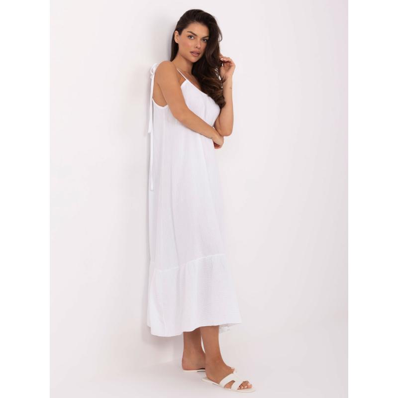 Fehér muszlin ruha fodros fodorral OCH BELLA